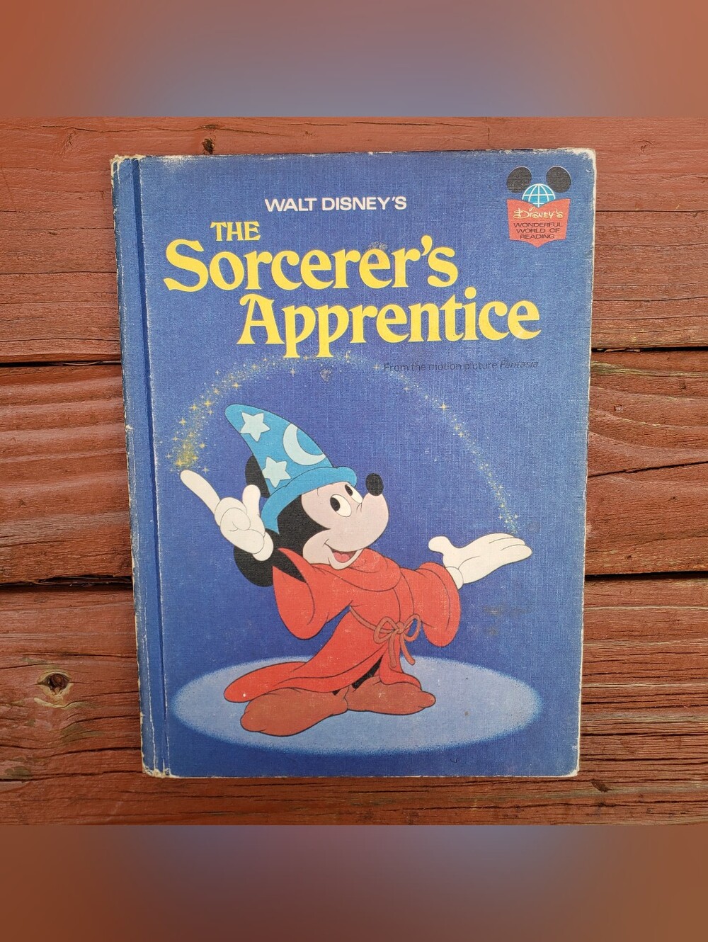 1973 Walt Disney's The Sorcerer's Apprentice- Hardcover Book - HAS WEAR